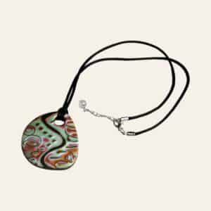 Colgante Mokume Metalizado