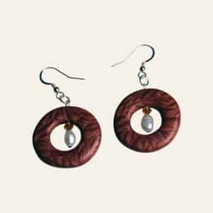 Pendientes Mica Hojas