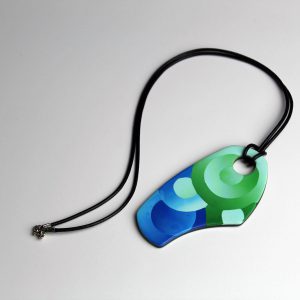 Colgante ondas azules