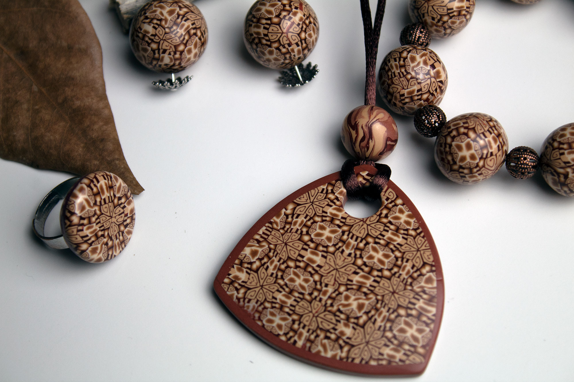 Colgante filigrana otoño - Imagen 2