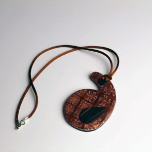 Colgante filigrana transparente