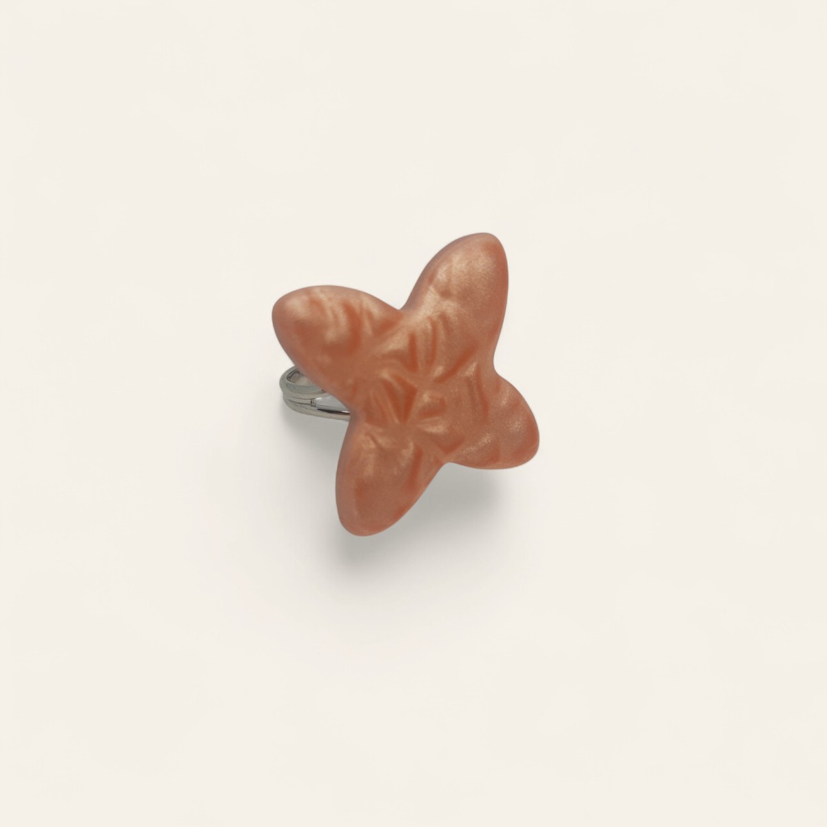 Anillo Metalizado Rosa - Imagen 2
