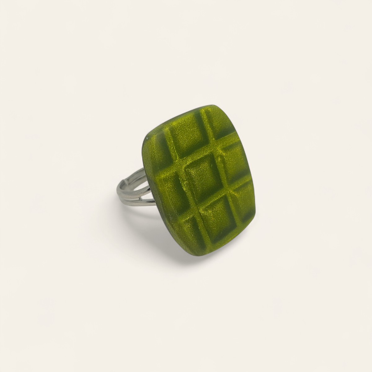 Anillo Metalizado Verde - Imagen 2