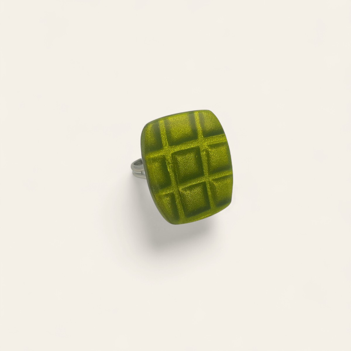 Anillo Metalizado Verde