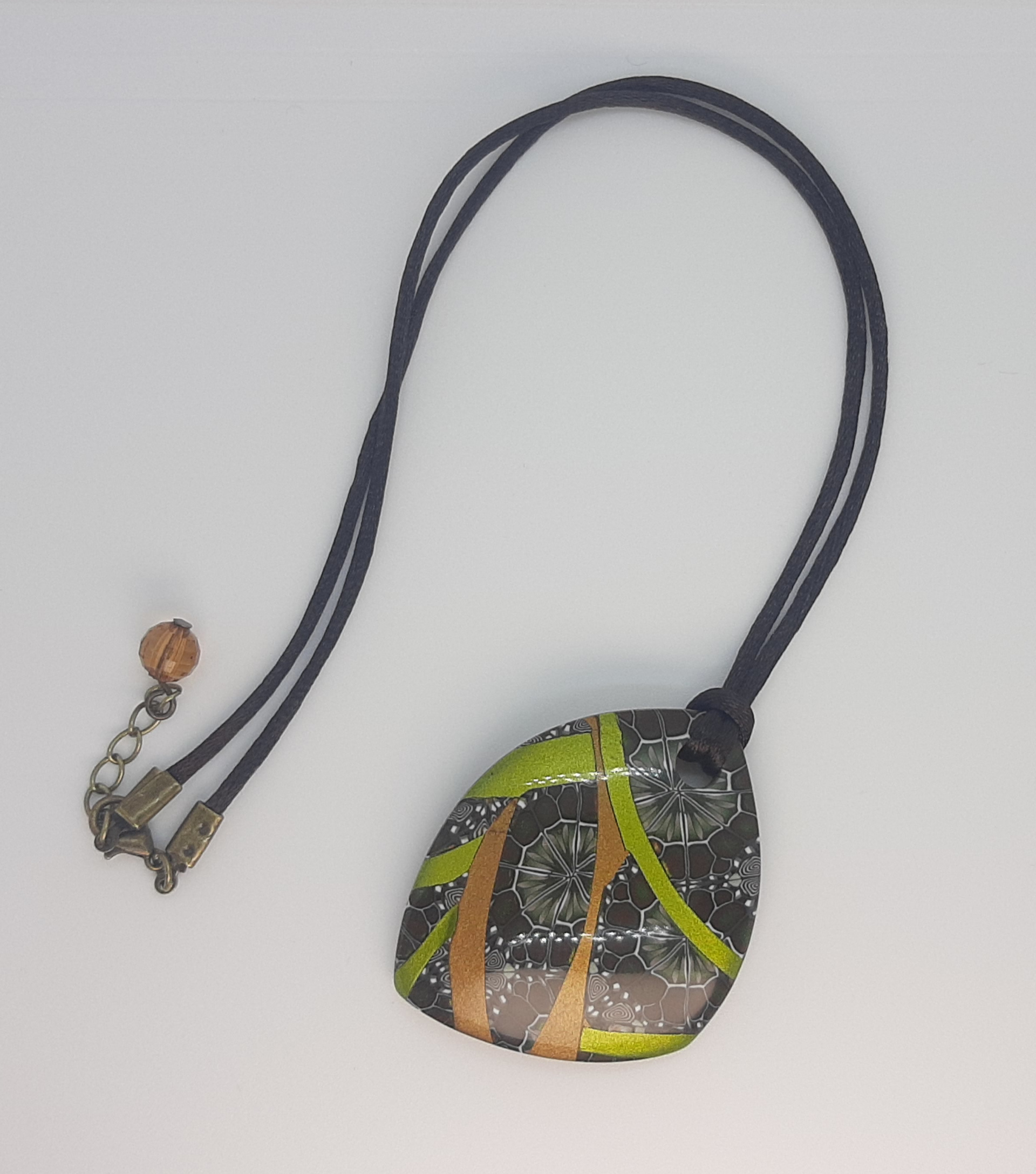 Colgante vidriera mosaico