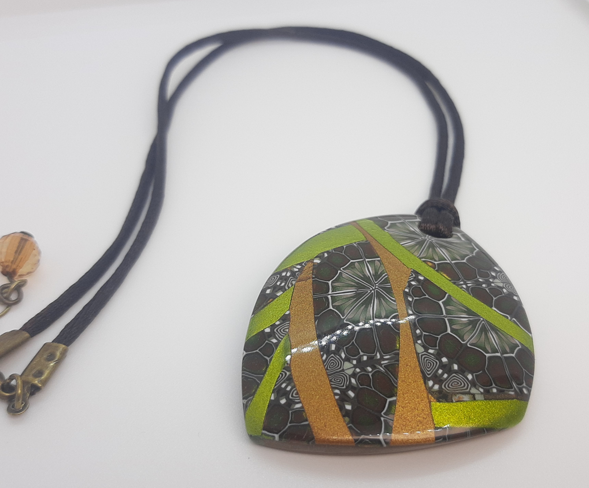 Colgante vidriera mosaico - Imagen 3