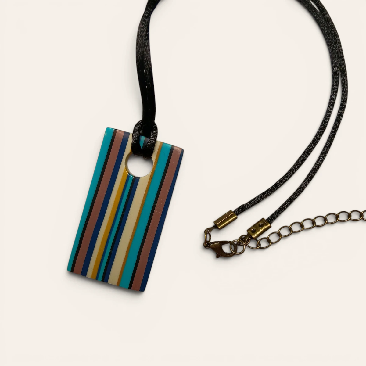 Colgante Rayas Riviera Rectangular