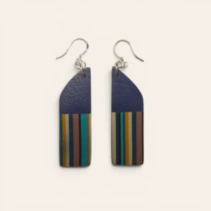 Pendientes Rayas Riviera Arco